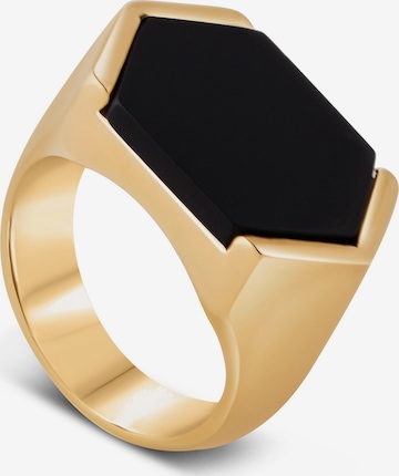 Akitsune Ring 'Abyss' in Gold: front