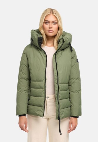 Giacca invernale 'Waldengel XIV' di NAVAHOO in verde: frontale