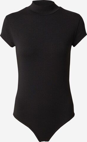 Calvin Klein Блуза боди в черно: отпред