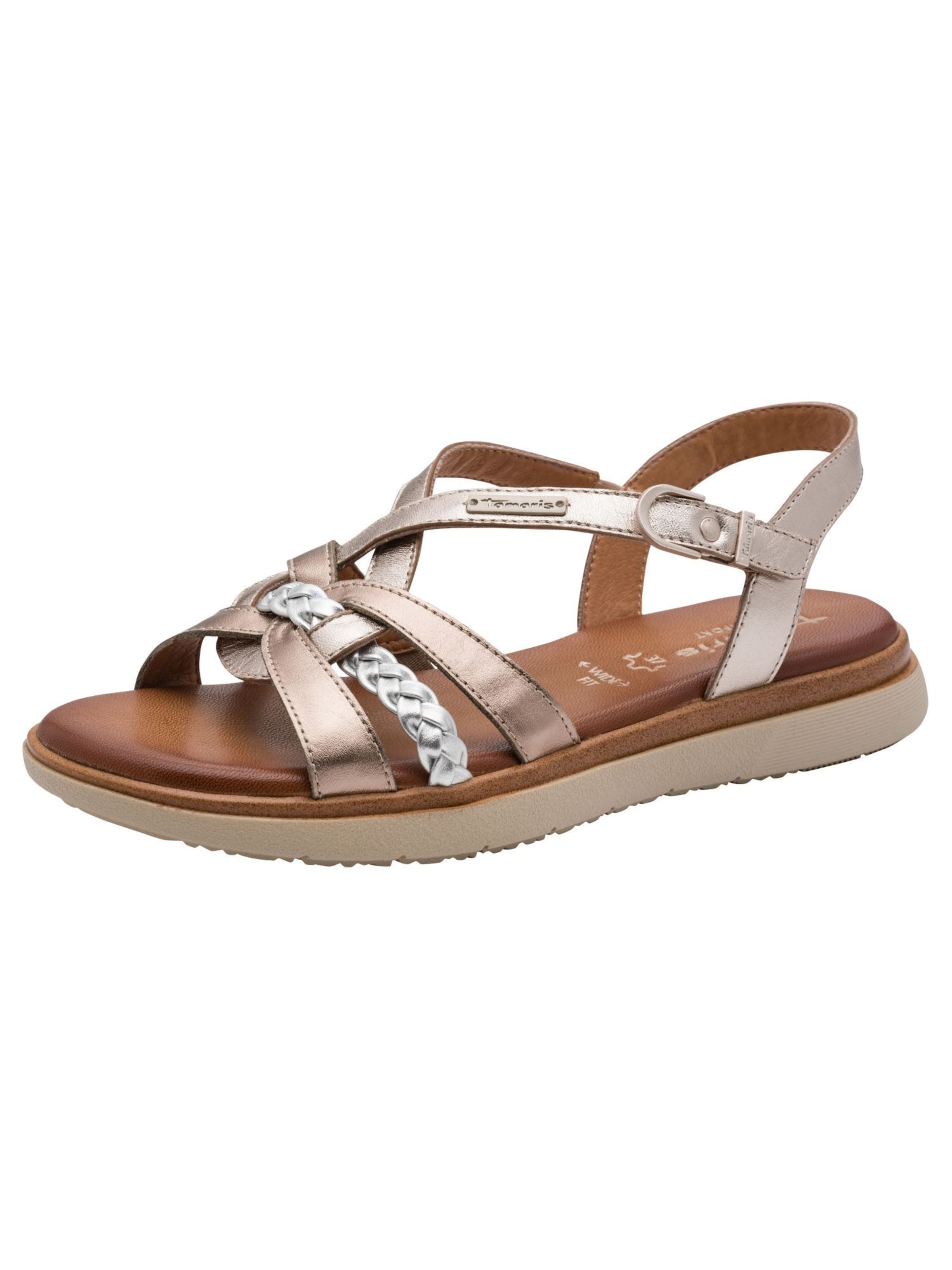 Tamaris Sandals in Bronze: front
