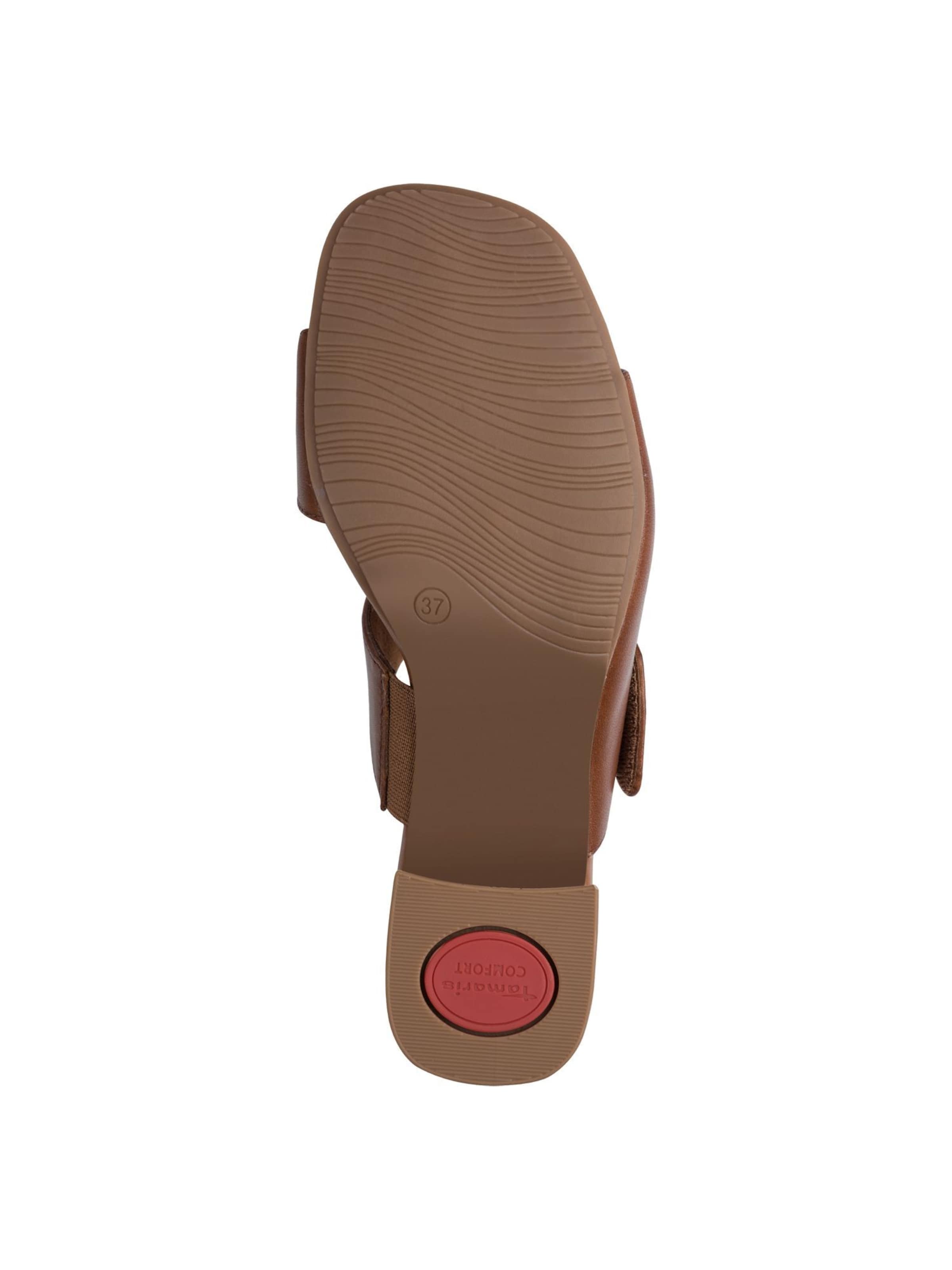 Mule Tamaris en marron