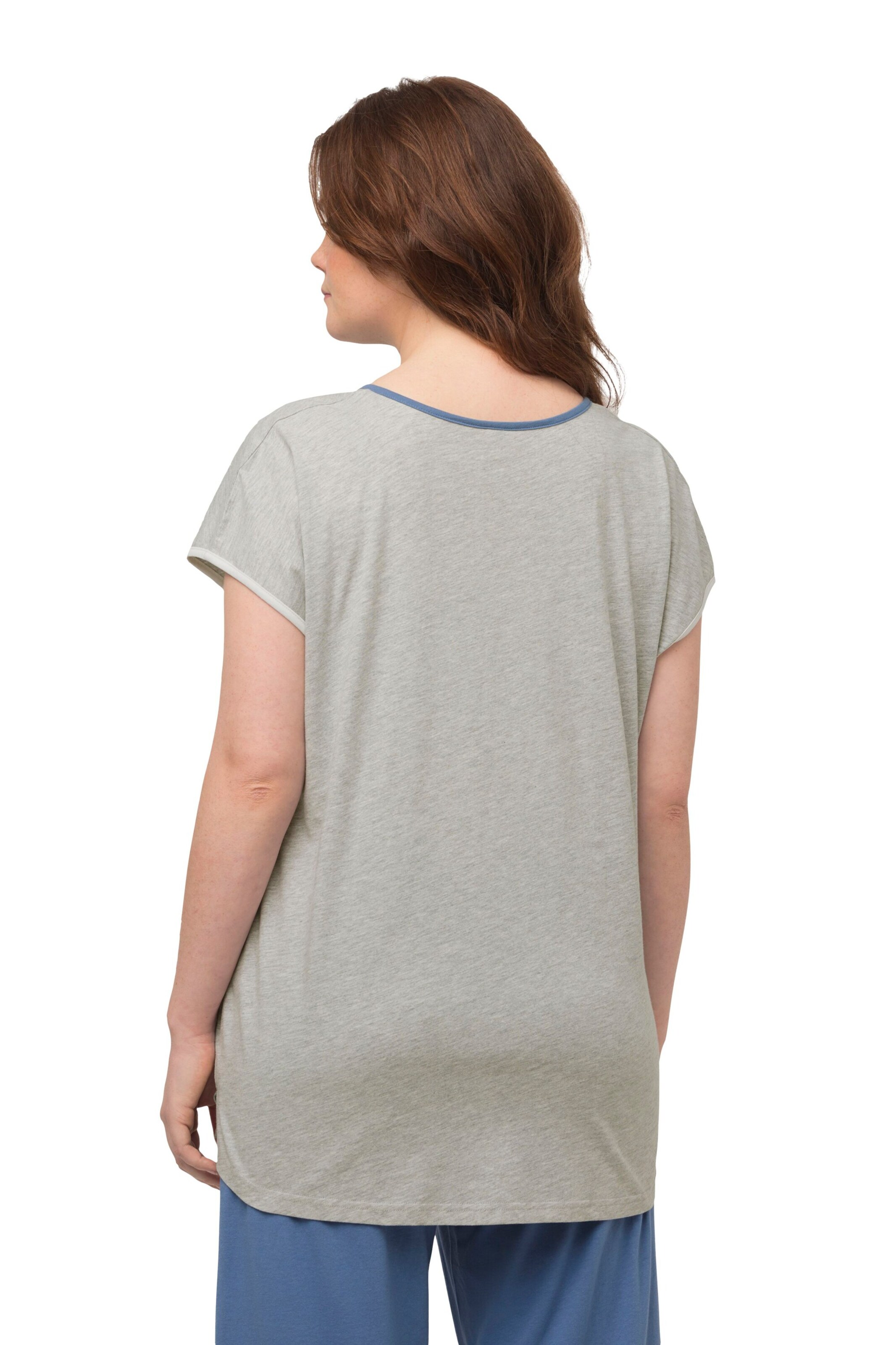 Ulla Popken Schlafshirt in Grau