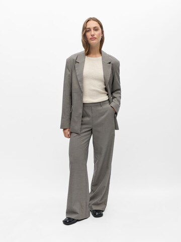 OBJECT Wide leg Broek 'OBJLisa' in Bruin
