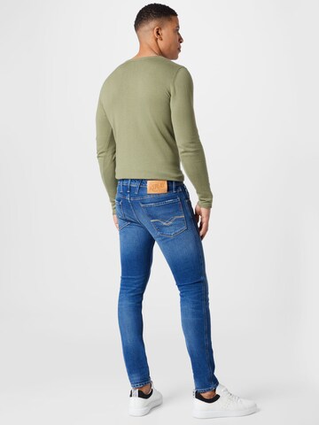 REPLAY Skinny Jeans 'ANBASS' in Blue