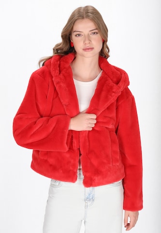 MYMO - Casaco de inverno 'Young Fashion' em vermelho: frente