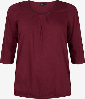 Zizzi - Blusa 'MLOA' en rojo: frente