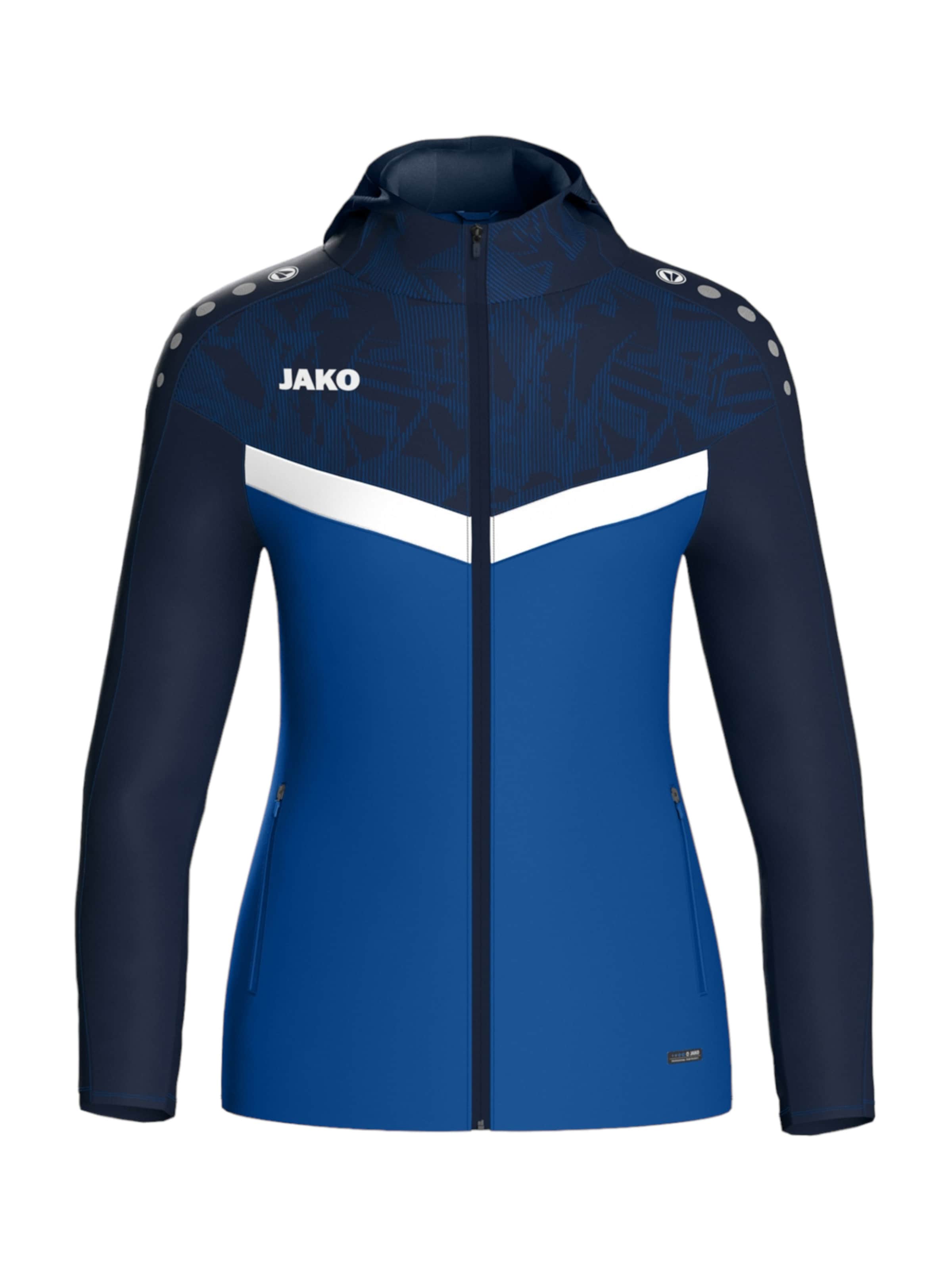 JAKO Athletic Jacket in Blue: front