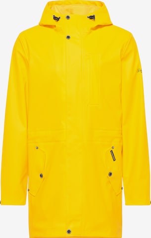 Parka mi-saison Schmuddelwedda en jaune : devant