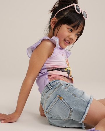WE Fashion Слим Джинсы в Синий