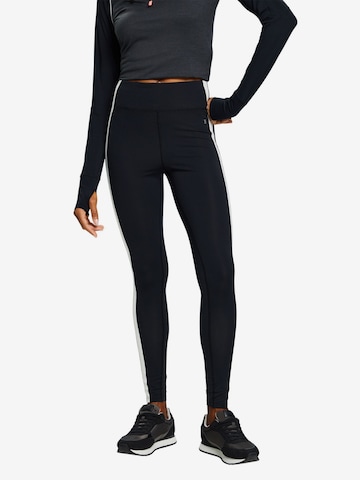 ESPRIT Slim fit Workout Pants in Black: front