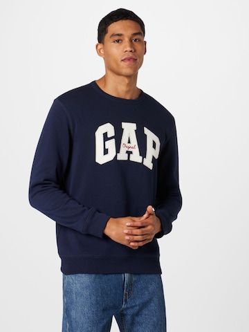 GAP Sweatshirt in Blue: front