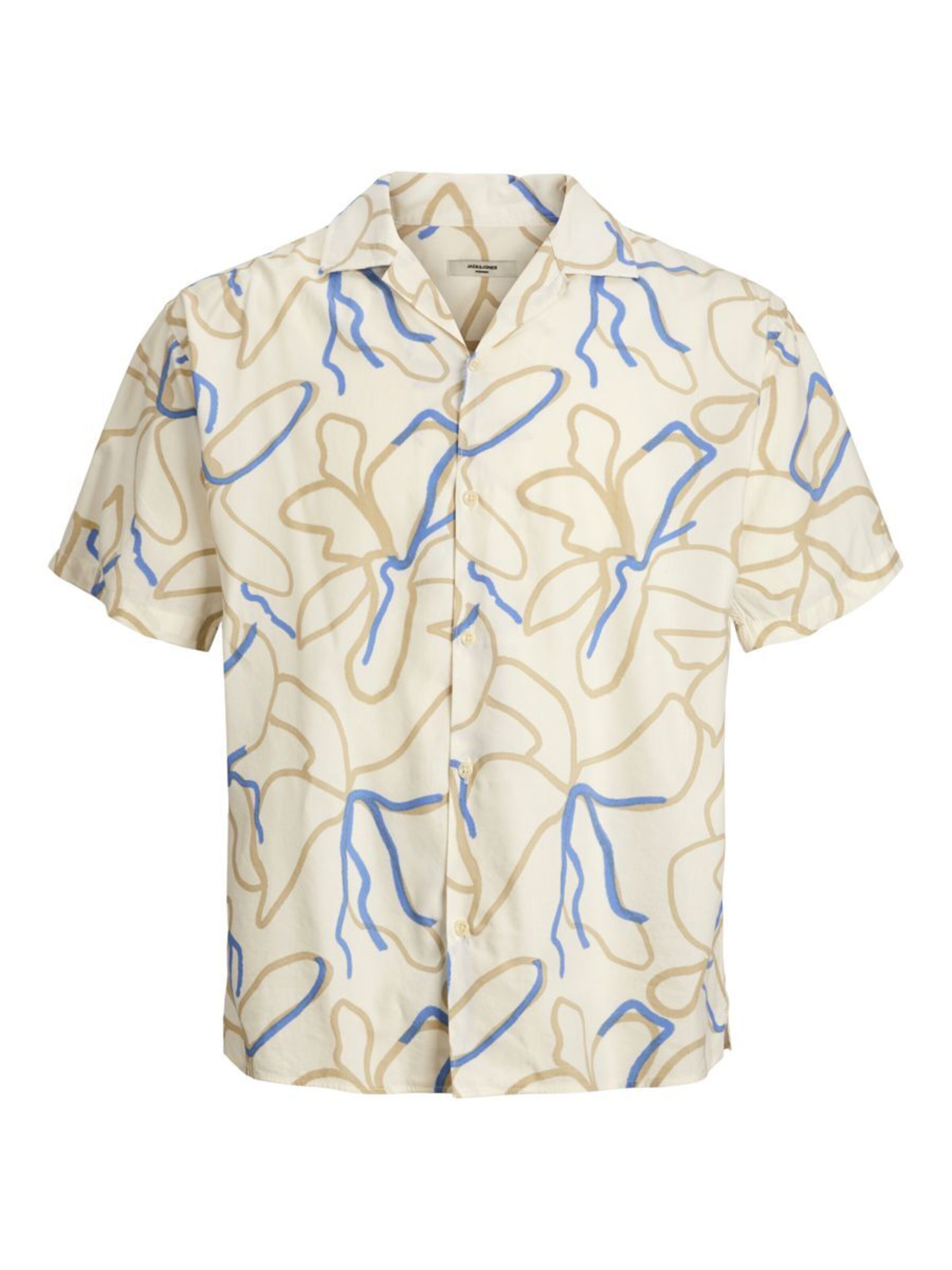 Fit confort Chemise Jack & Jones Plus en beige : devant