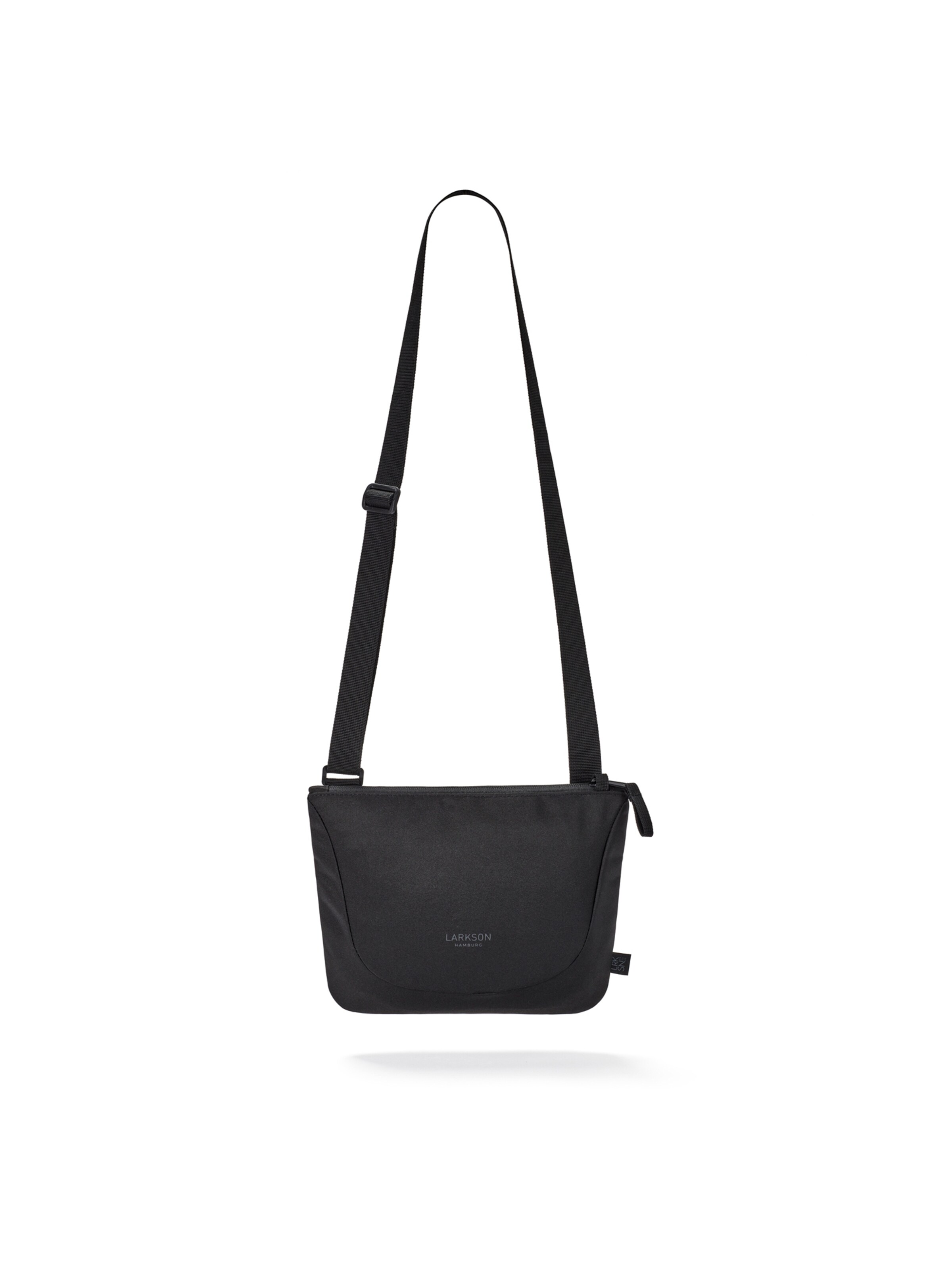 LARKSON Skuldertaske 'Henrik' i sort: forside