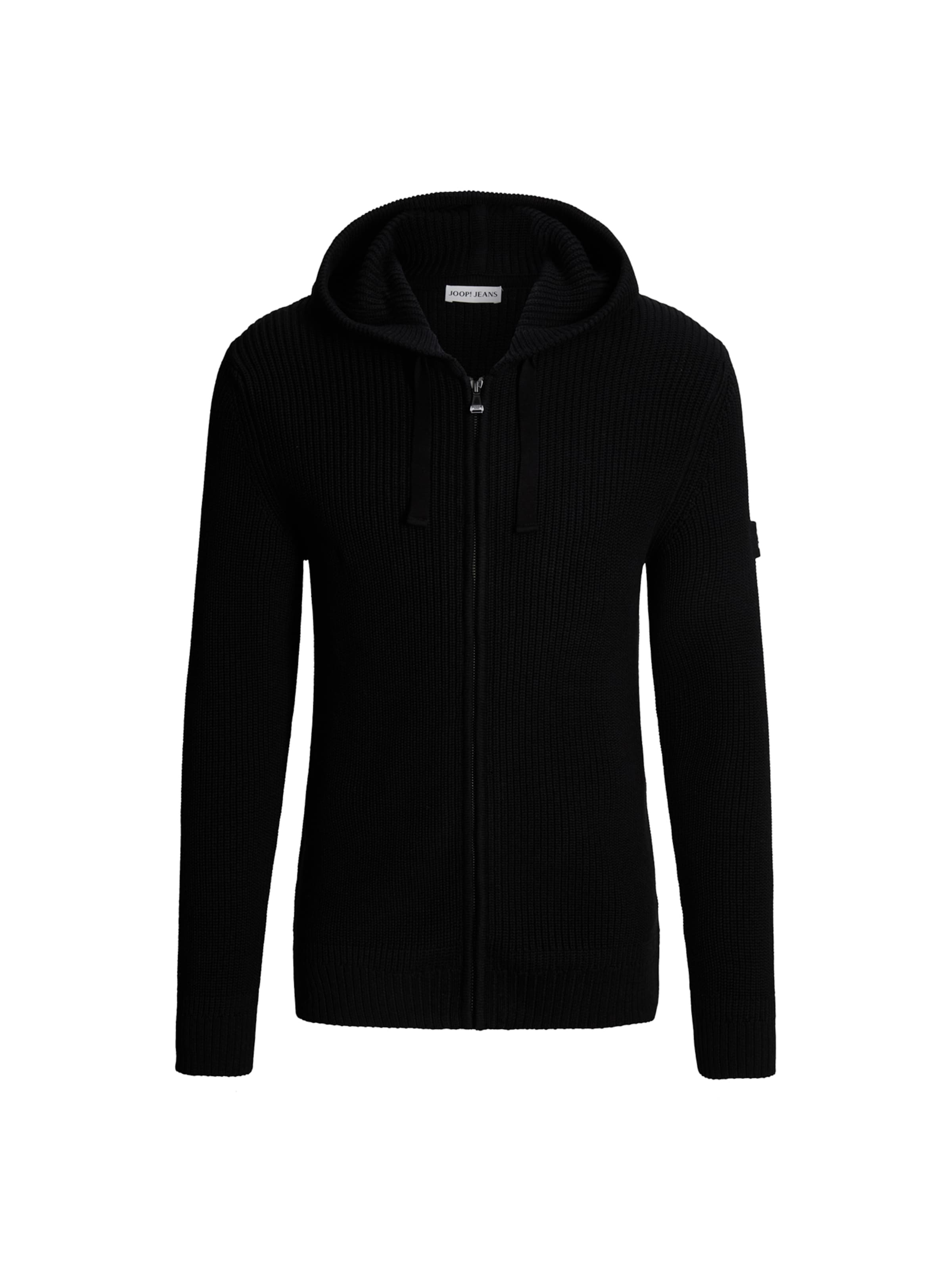 JOOP! Jeans Strickjacke in Schwarz: Vorderseite