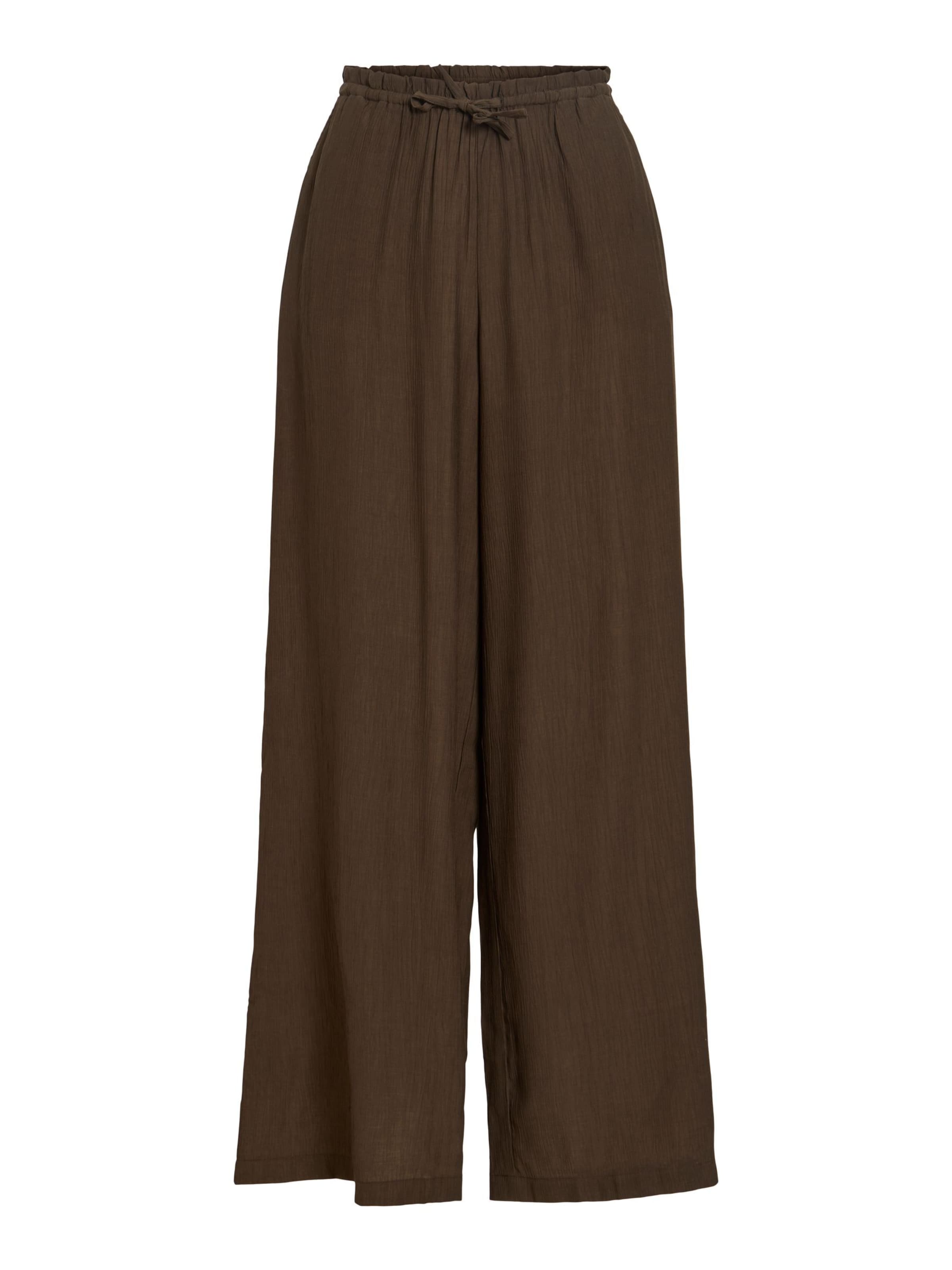 VILA - Pantalón 'BETTE' en marrón: frente
