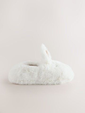 Pantoufle Next en blanc