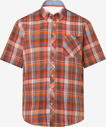 Boston Park Regular fit Overhemd in Oranje: voorkant