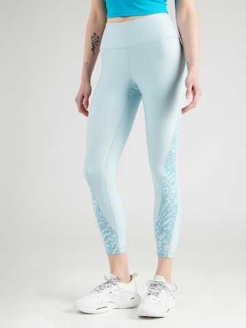 Skinny Pantaloni sport de la PUMA pe verde: față