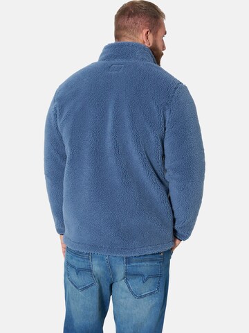 Jan Vanderstorm Fleece Jacket 'Lokert' in Blue