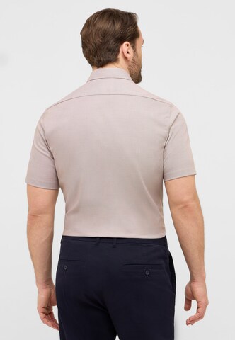 ETERNA Comfort fit Button Up Shirt in Brown