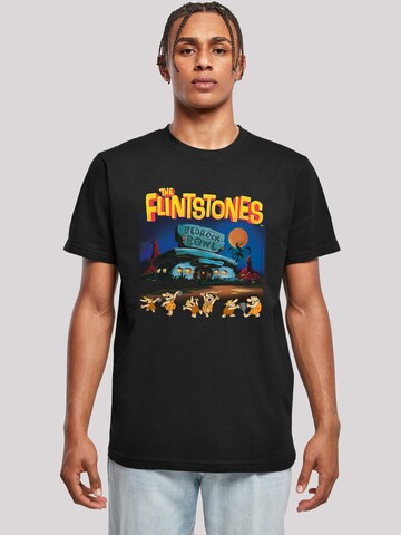 F4NT4STIC Shirt 'Champions Of Bedrock Bowl' in Schwarz: Vorderseite