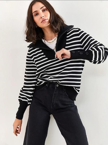 Pull-over 'Pullover' Bianco Lucci en noir