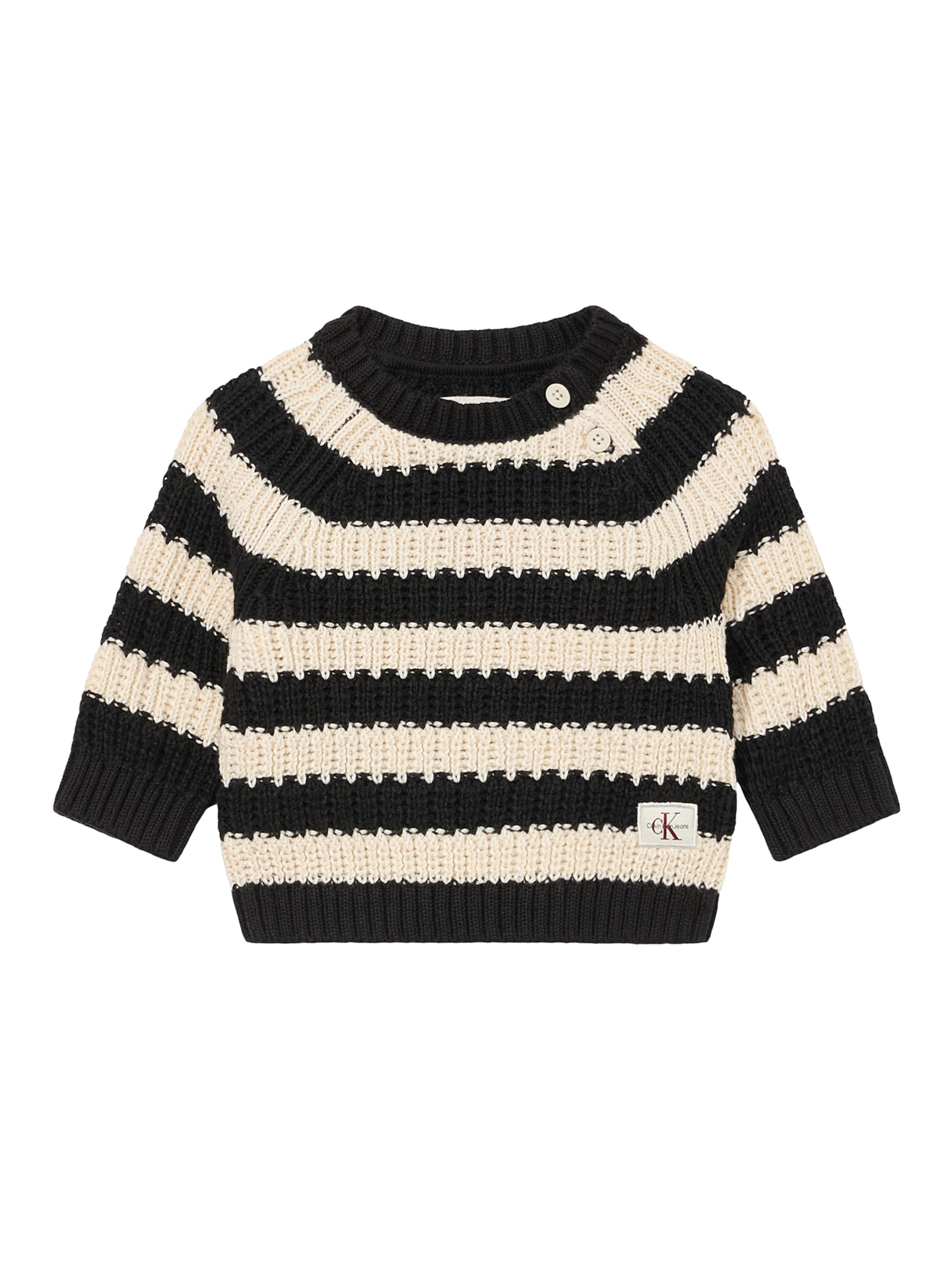 Calvin Klein Jeans Sweter w kolorze czarny: przód