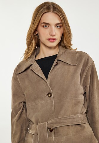 DreiMaster Vintage - Abrigo de entretiempo en gris