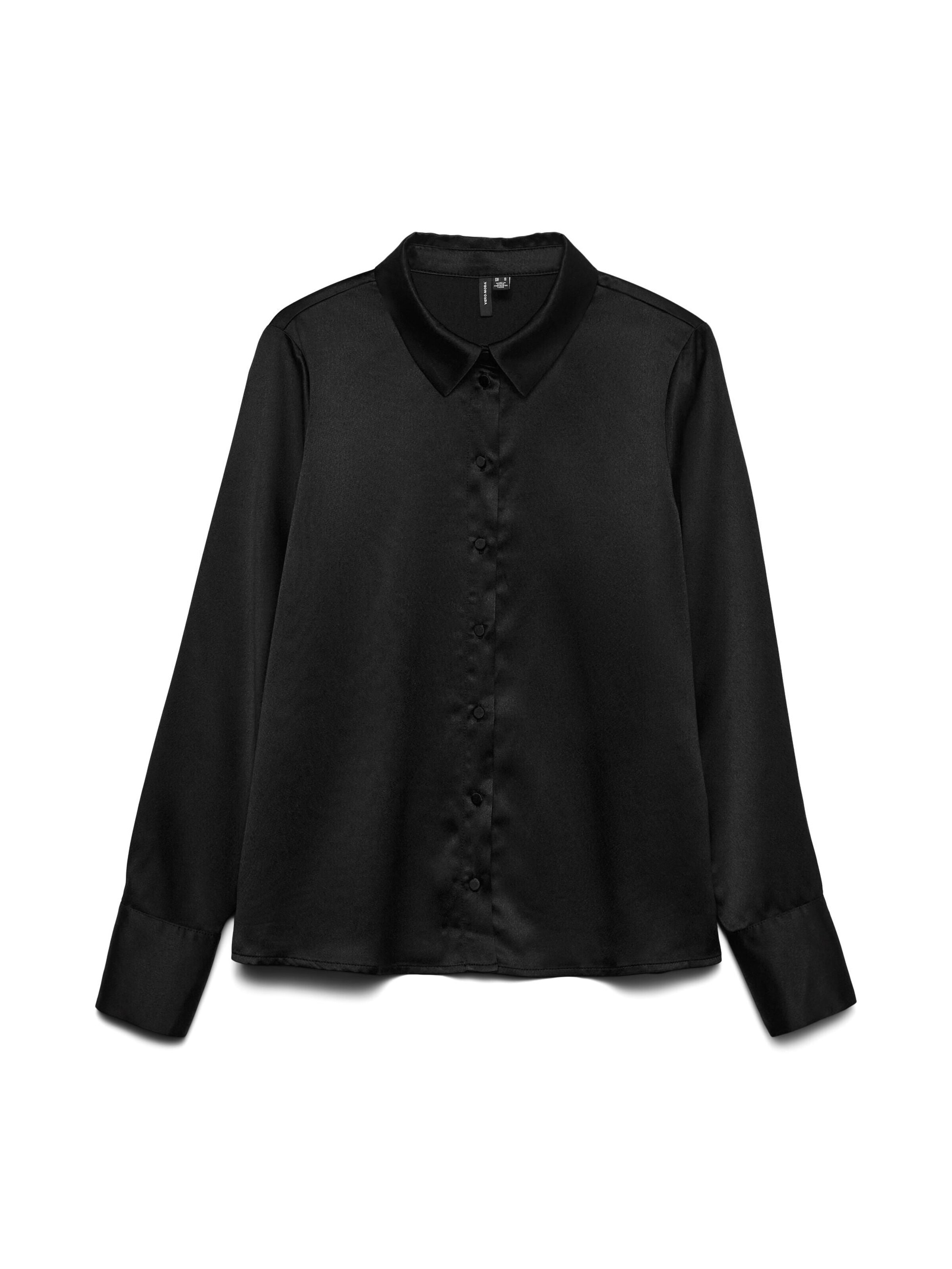 Chemisier '10334598' VERO MODA en noir : devant