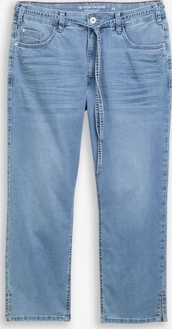 Coupe slim Jean 'Lene' Tom Tailor Women + en bleu : devant