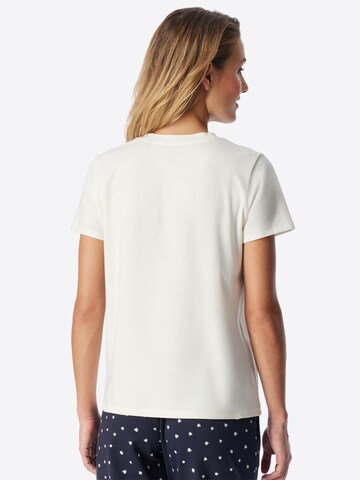 Chemise de nuit 'Mix & Relax' SCHIESSER en blanc