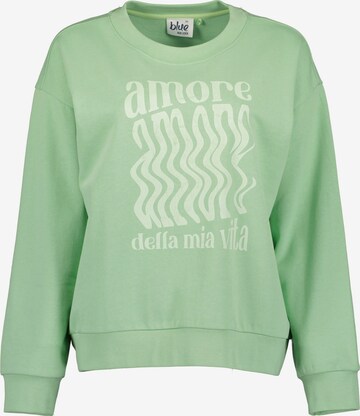 Sweat-shirt BLUE SEVEN en vert : devant