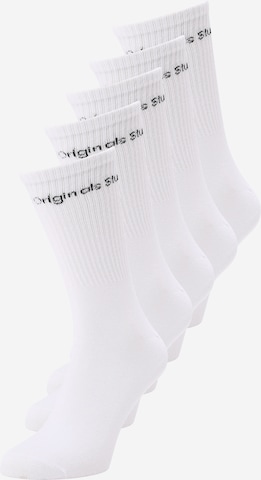 JACK & JONES Socks 'VESTERBRO' in White: front