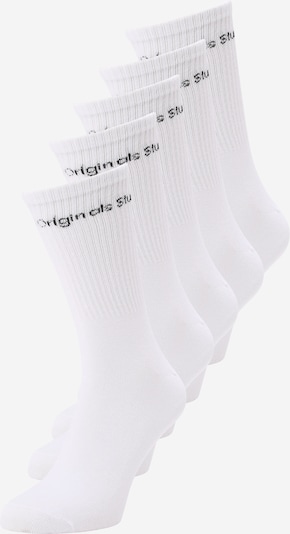 JACK & JONES Chaussettes 'VESTERBRO' en noir / blanc, Vue avec produit