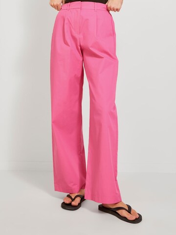 JJXX Wide Leg Bukser 'Vigga' i pink: forside