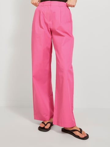 Wide Leg Pantalon 'Vigga' JJXX en rose : devant