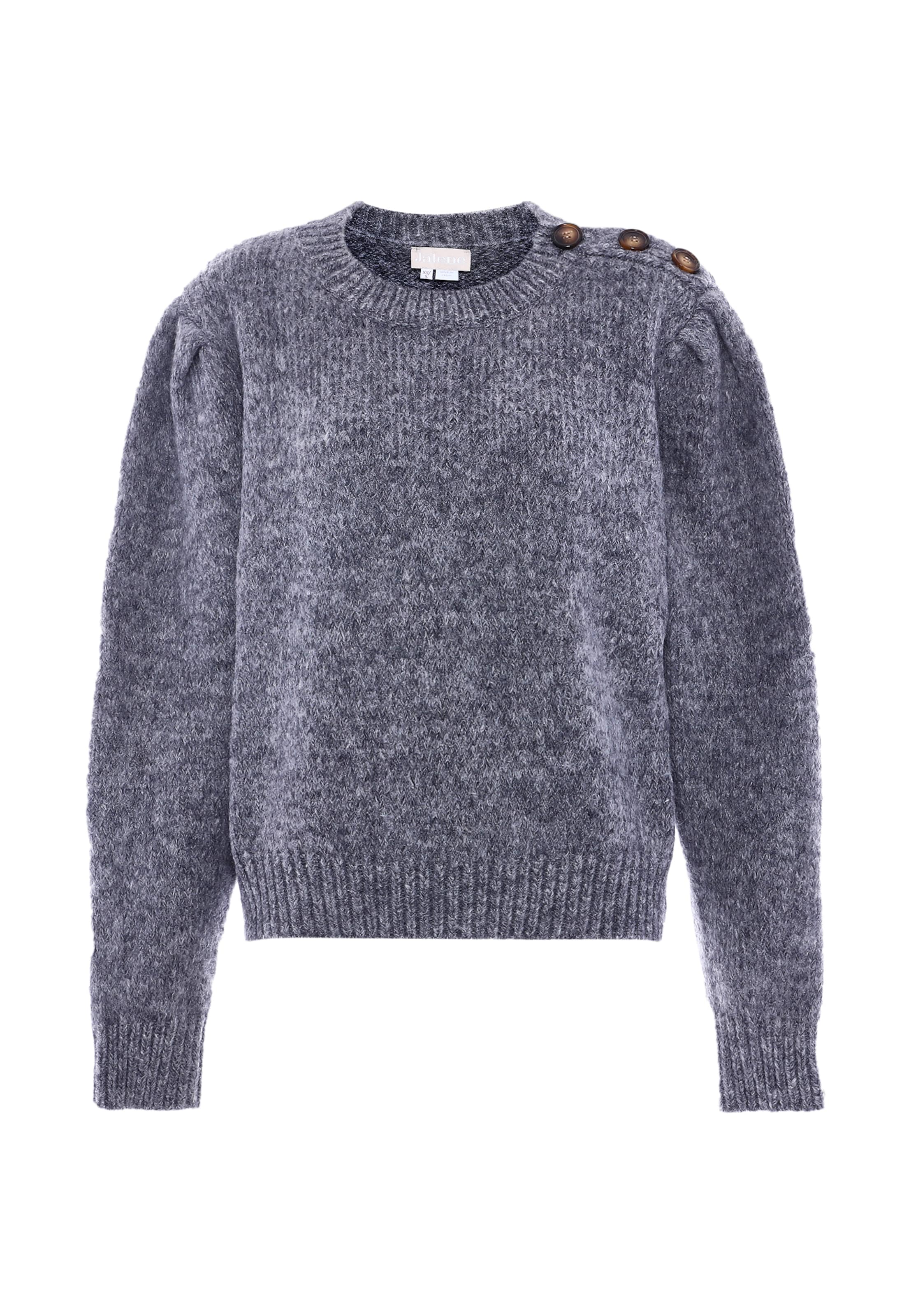 pelēks Jalene Džemperis: no priekšpuses