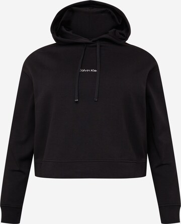 Calvin Klein Curve Sweatshirt in Black: front