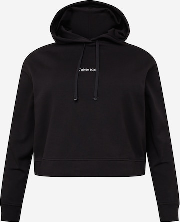 Calvin Klein Curve Sweatshirt in Black: front