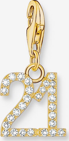 Thomas Sabo Pendant '21' in Gold: front