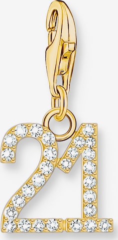Thomas Sabo Pendant '21' in Gold: front