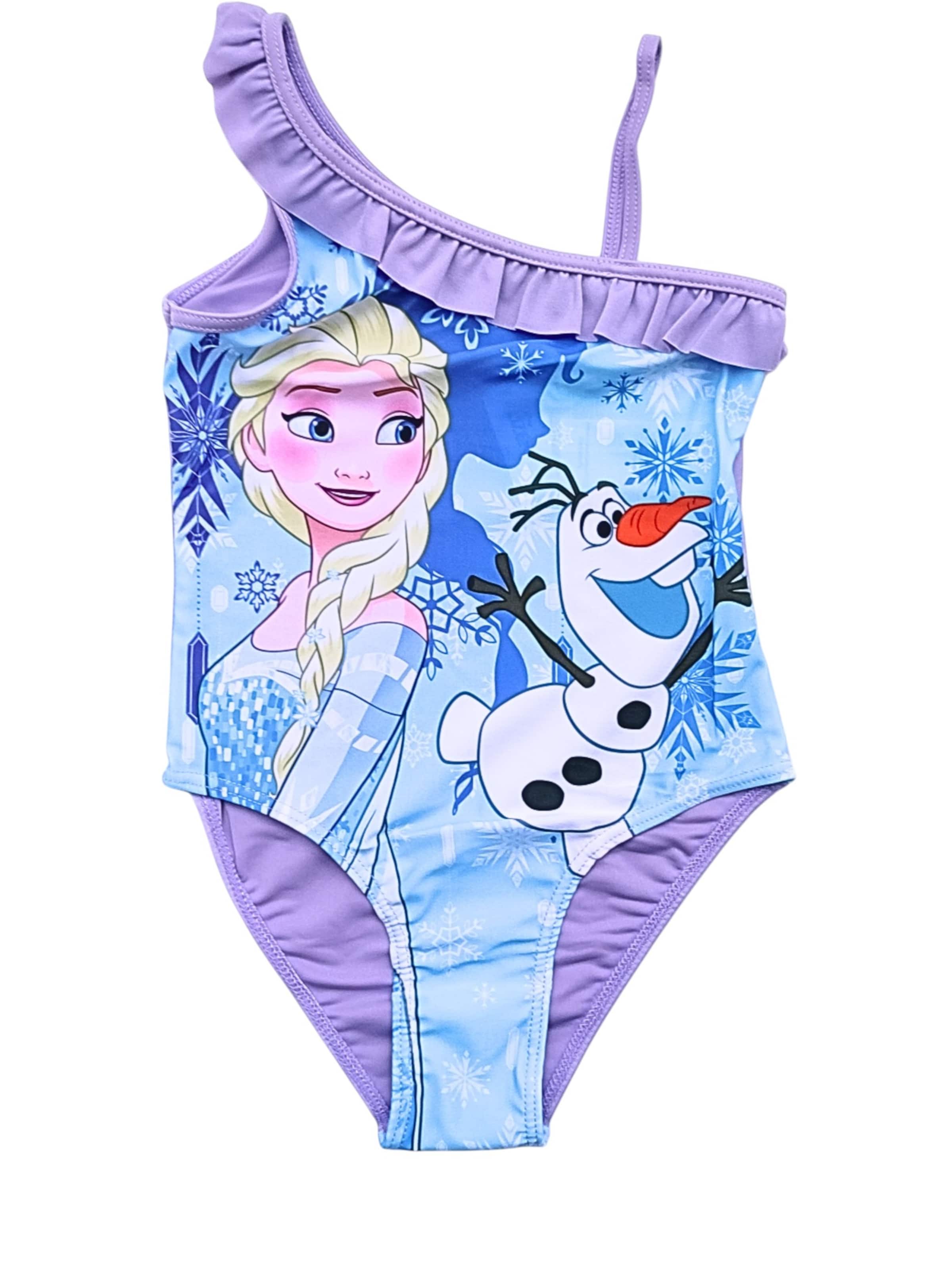 Disney Frozen Swimsuit in Purple: front