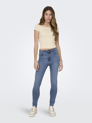 JDY Skinny Jeans 'Moon' in Blau