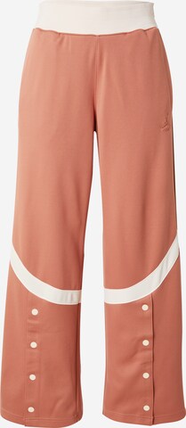 Jordan Wide leg Broek in Oranje: voorkant