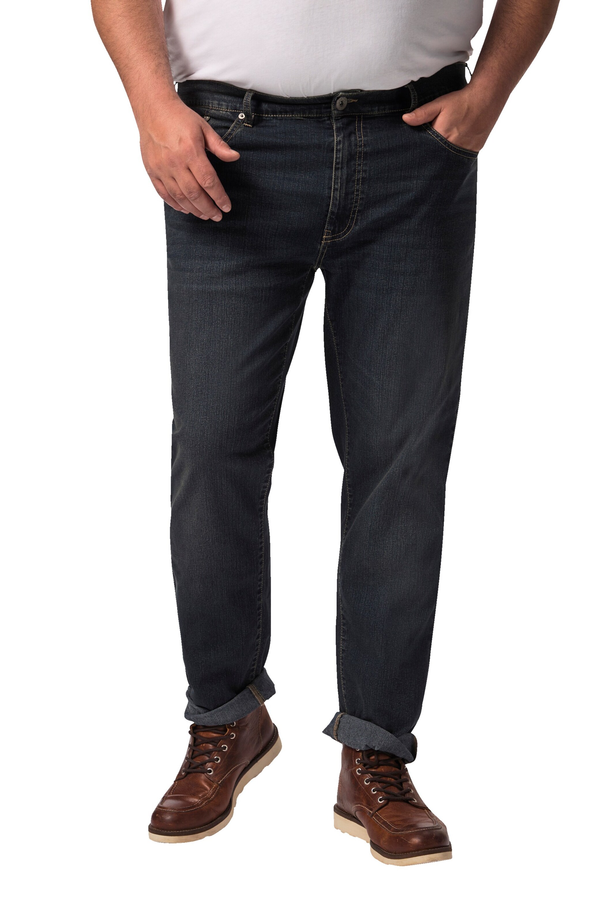 John F. Gee Regular Jeans in Blue: front