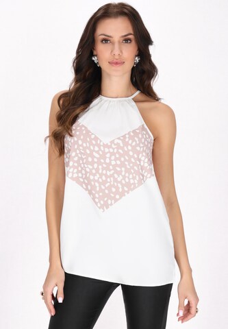 faina - Top en blanco: frente