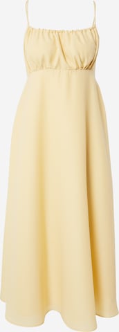 Missguided Dress in Yellow: front
