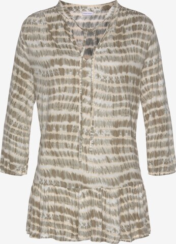 LASCANA Shirt in Beige: voorkant