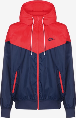 Nike Sportswear Jacke 'Heritage Essentials' in Blau: predná strana