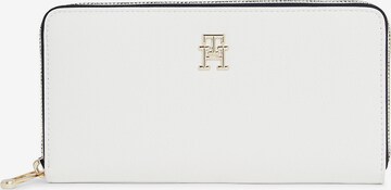 Porte-monnaies TOMMY HILFIGER en beige : devant